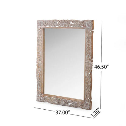 Luxurious Solid Wood Mirror Frame for Room Decorations Bedroom & Home Two